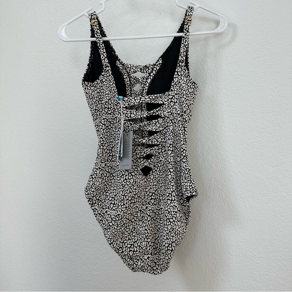 Bleu Rod Beattie LET'S GET LOUD LACE DOWN ONE PIECE SWIMSUIT - Picture 5 of 5